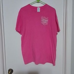 NWOT-SIZE XL--BLESSED GIRL- SHORT SLEEVE T-SHIRT "LOVE IS PATIENT LOVE IS KIND"